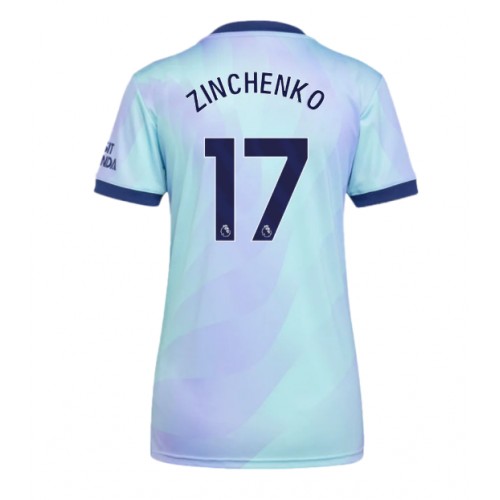 Arsenal Oleksandr Zinchenko #17 Rezervni Dres za Ženska 2024-25 Kratak Rukav